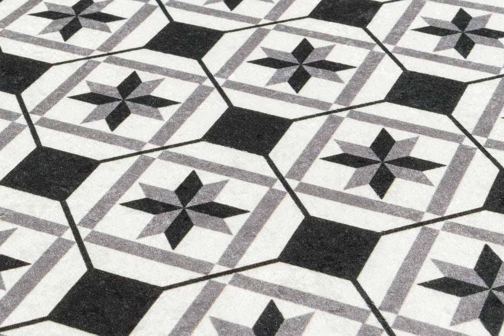 Azulejo 754 Rug - Black