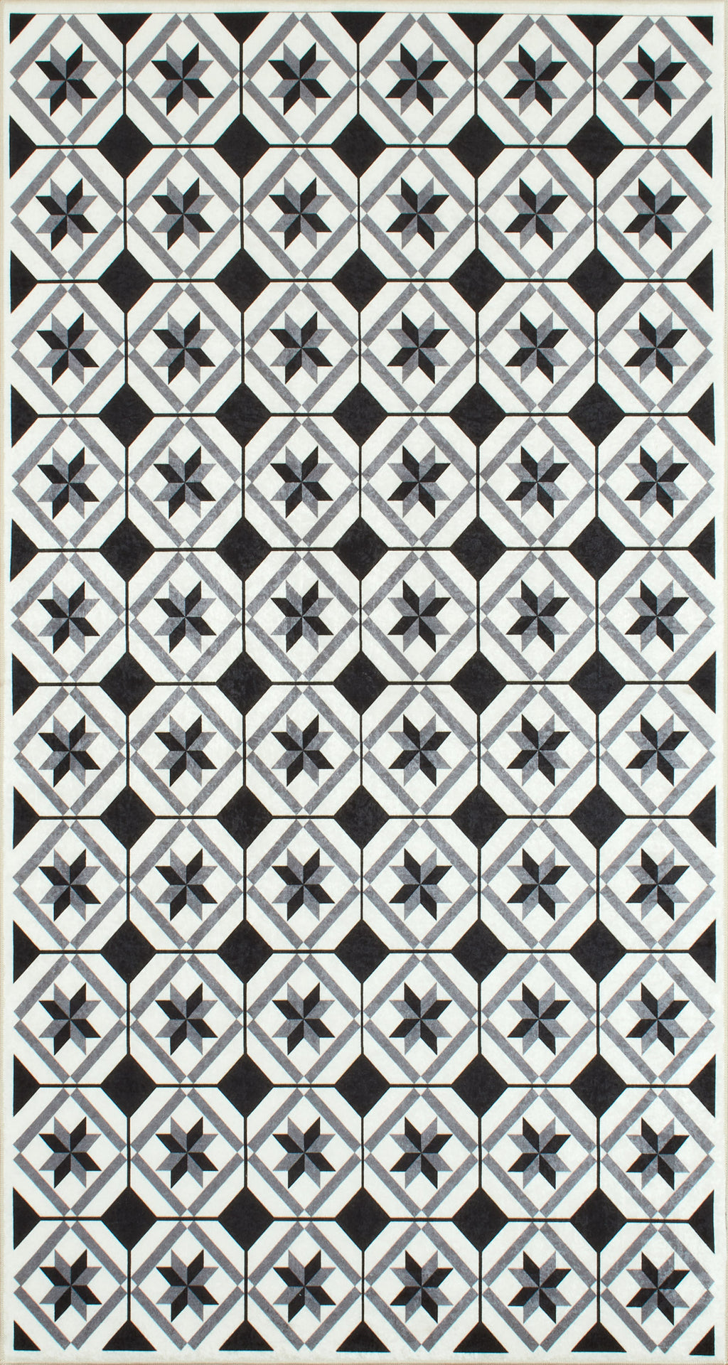 Azulejo 754 Rug - Black