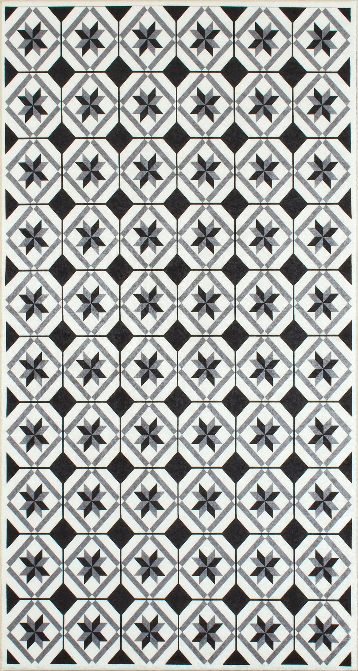 Azulejo 754 Rug - Black