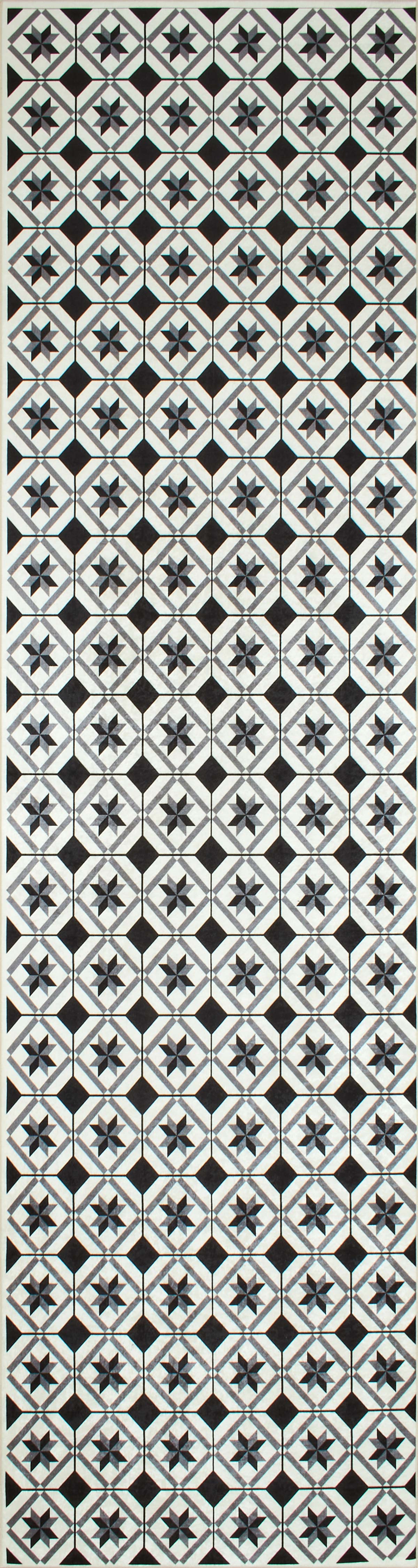 Azulejo 754 Rug - Black