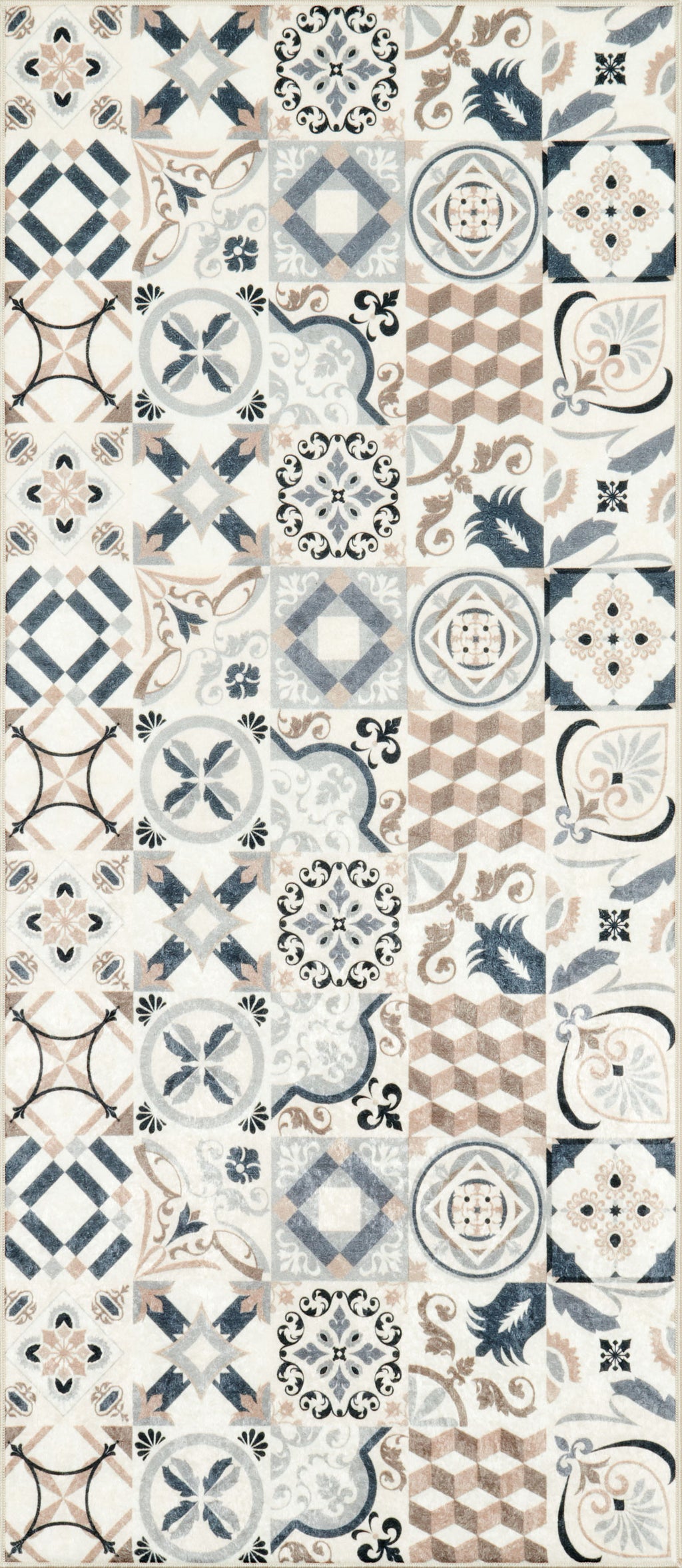 Azulejo 755 Rug - Brown