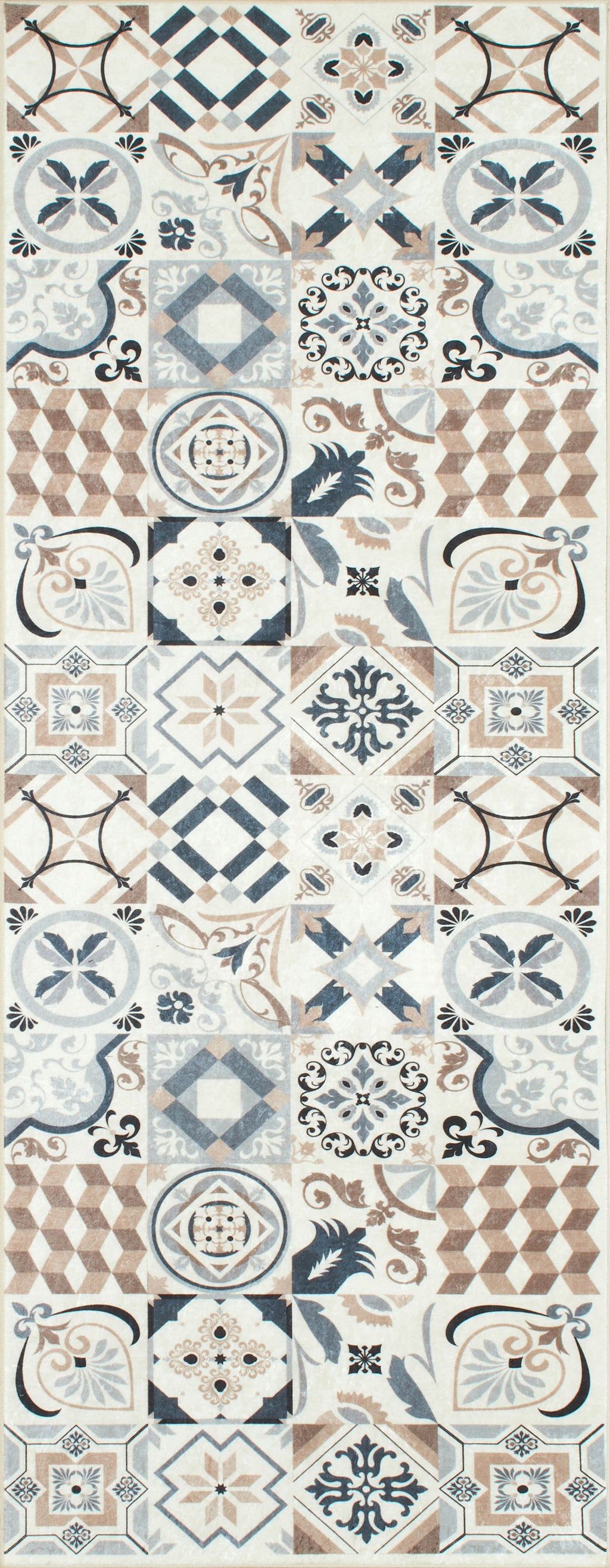 Azulejo 755 Rug - Brown