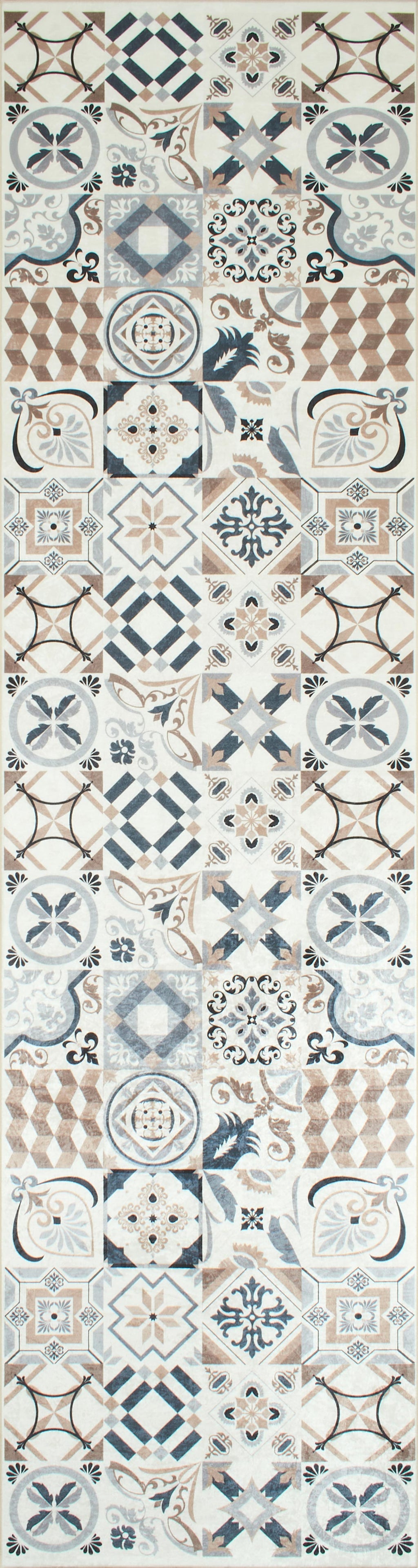 Azulejo 755 Rug - Brown