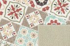 Azulejo - Tapis De Cuisine - Polyester Imprimé - Multicolore