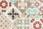Azulejo - Tapis De Cuisine - Polyester Imprimé - Multicolore