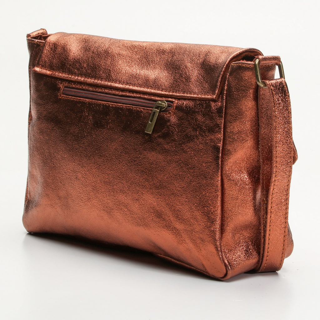 Sac En Bandoulière Ana Metalique - Bronze Metallique