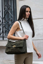 Ana Crossbody Bag - Dark Green