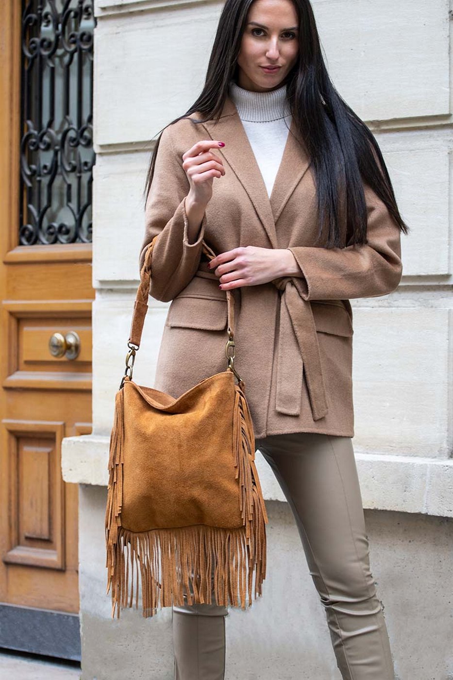 Sac À Main Lucy Franges - Camel