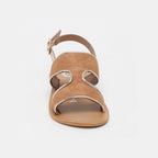 Sandales Vernon - Gold Et Camel