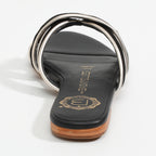 Sandales Myrtice - Black + Gold