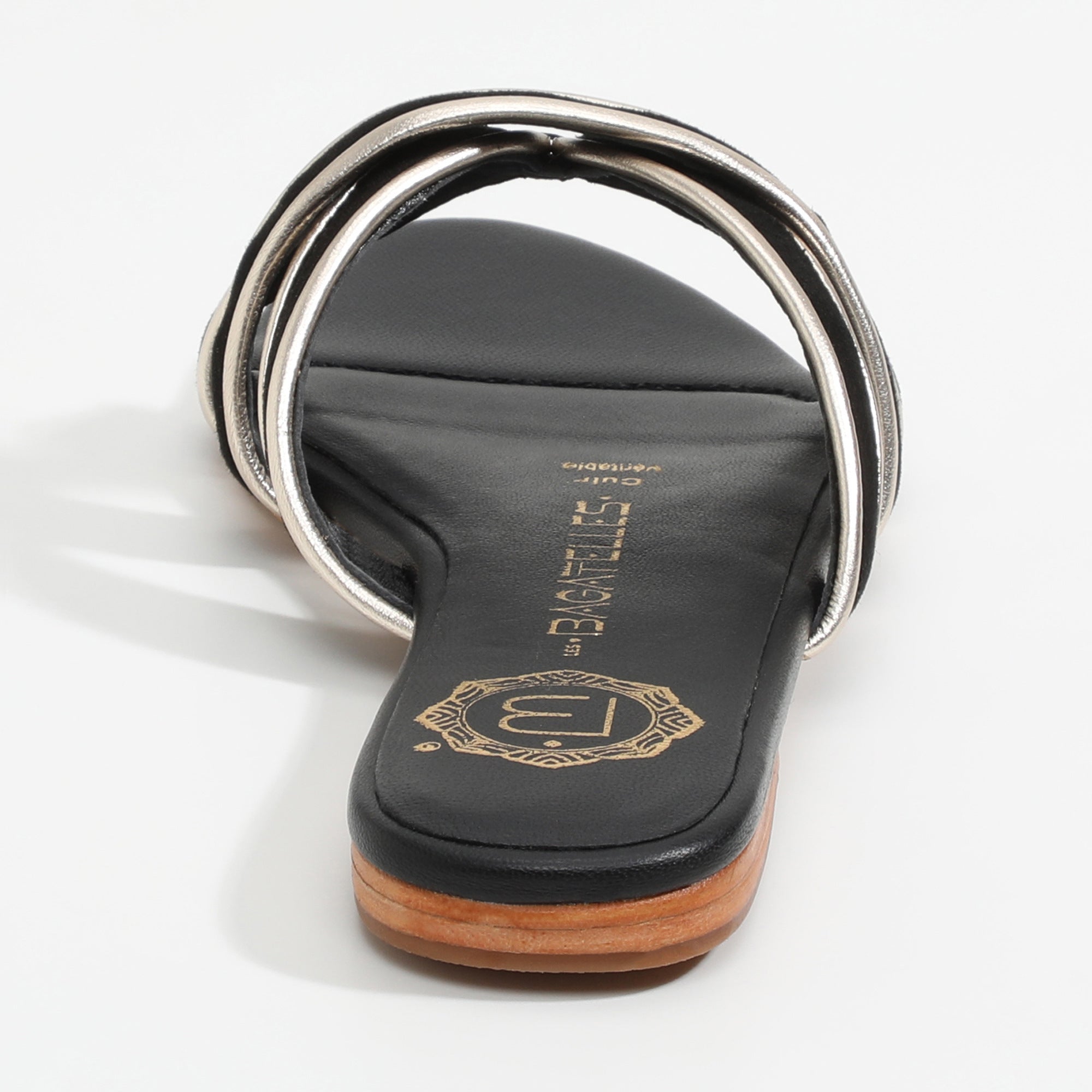 Sandales Myrtice - Black + Gold