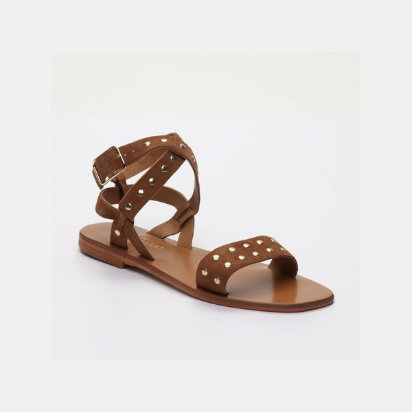 Sandales Plates Brielle - Camel