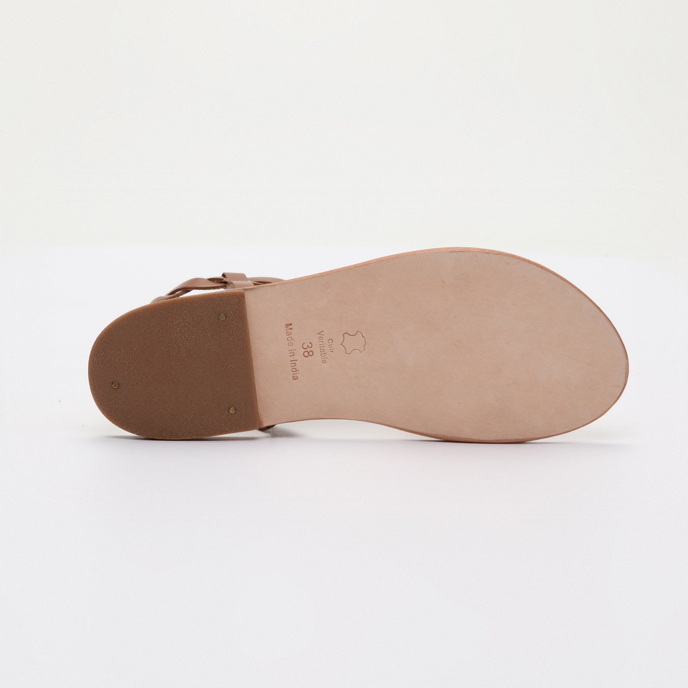 Sandales Plates Maria - Camel