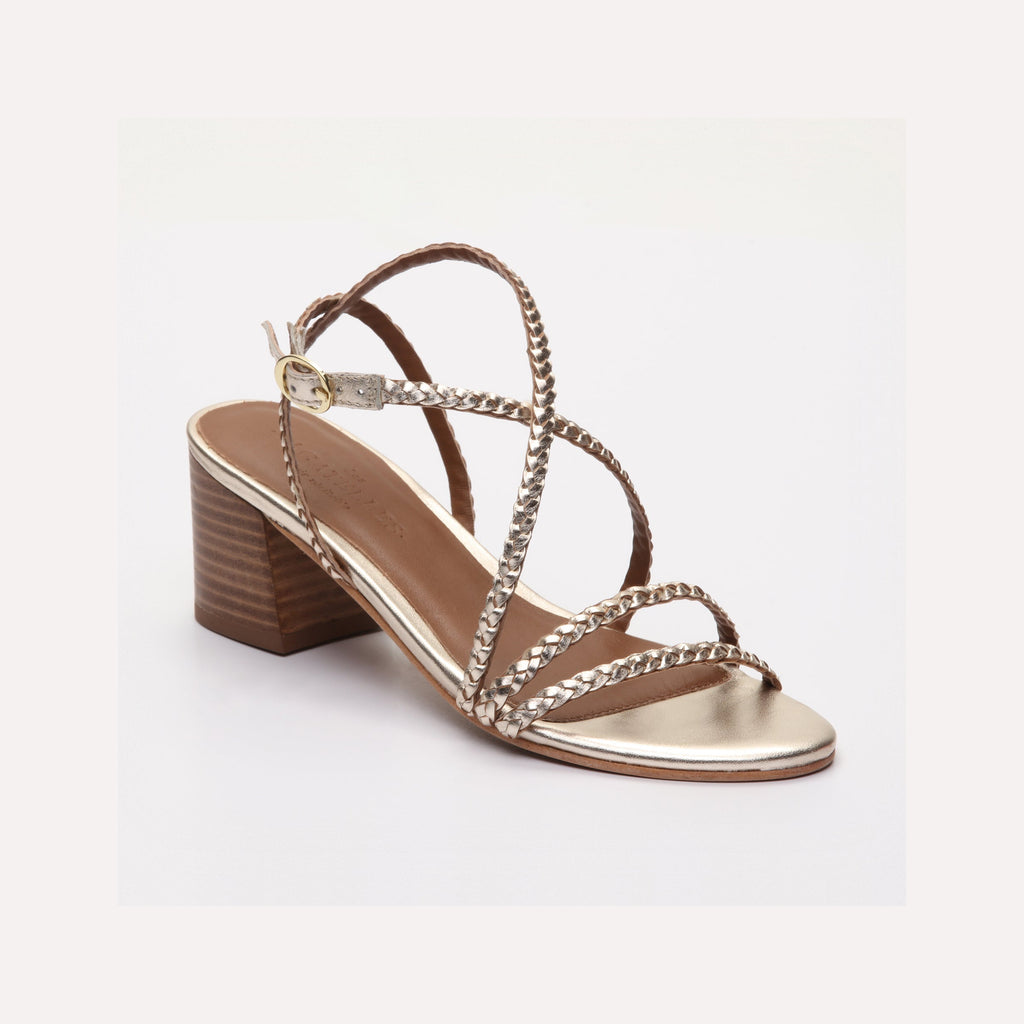 Sandales A Talons Georgianna - Doré
