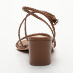 Sandalias Tacón Georgianna - Camel