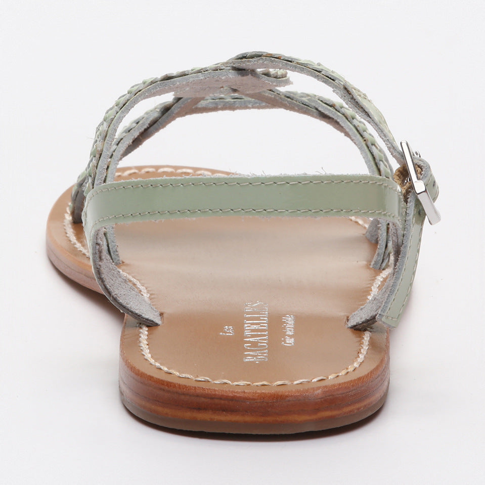 Sandalias planas Clorinde - Menta