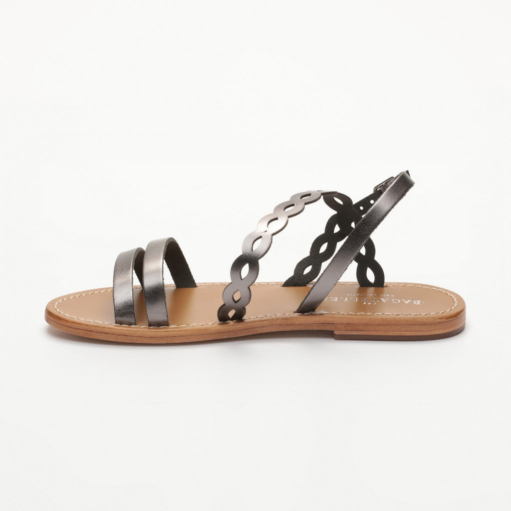 Sandalias Agrata - Peltre