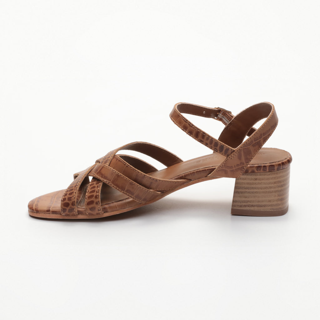 Sandales A Talons Uma - Camel