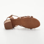 Sandales A Talons Uma - Camel