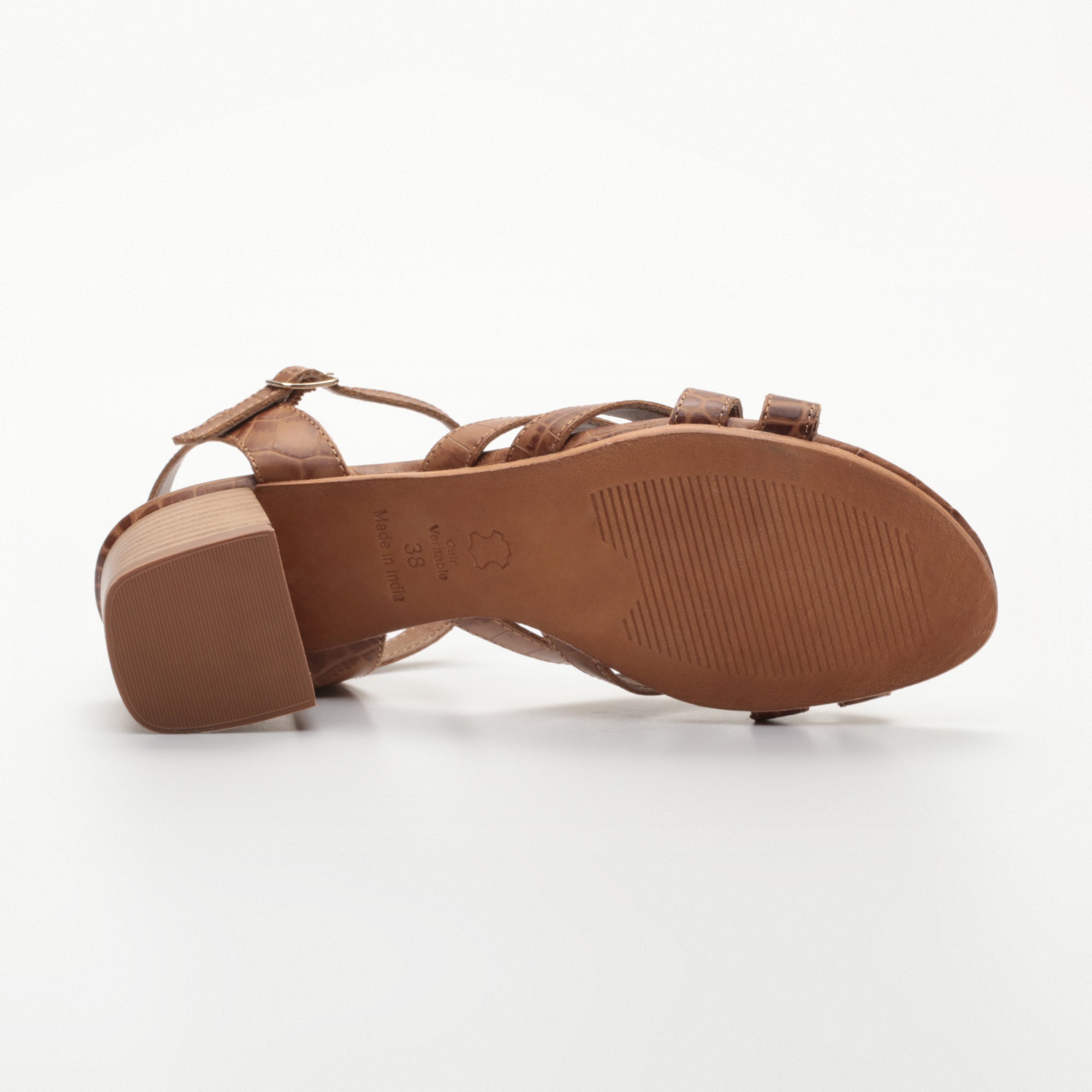 Sandales A Talons Uma - Camel
