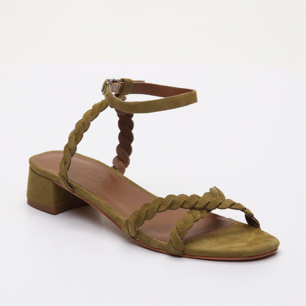 Sandales Talons Hachi - Olive
