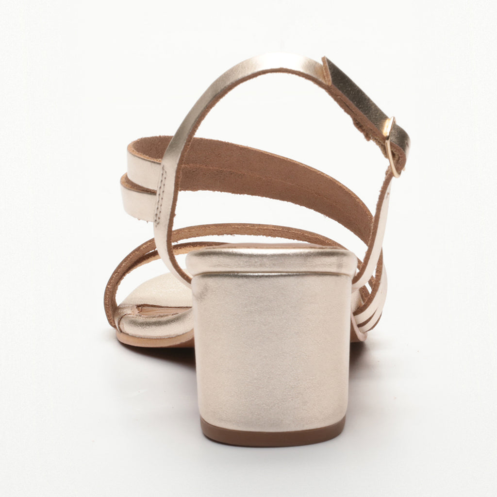 Kachina Heeled Sandals - Gold