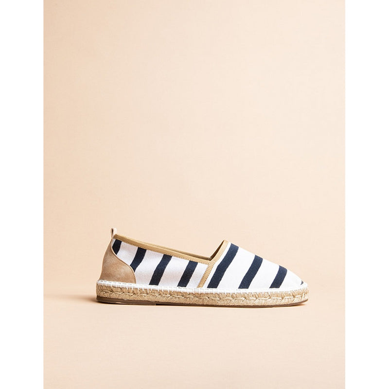 Espadrilles Plate Brestoise - Blanc Beige - Homme