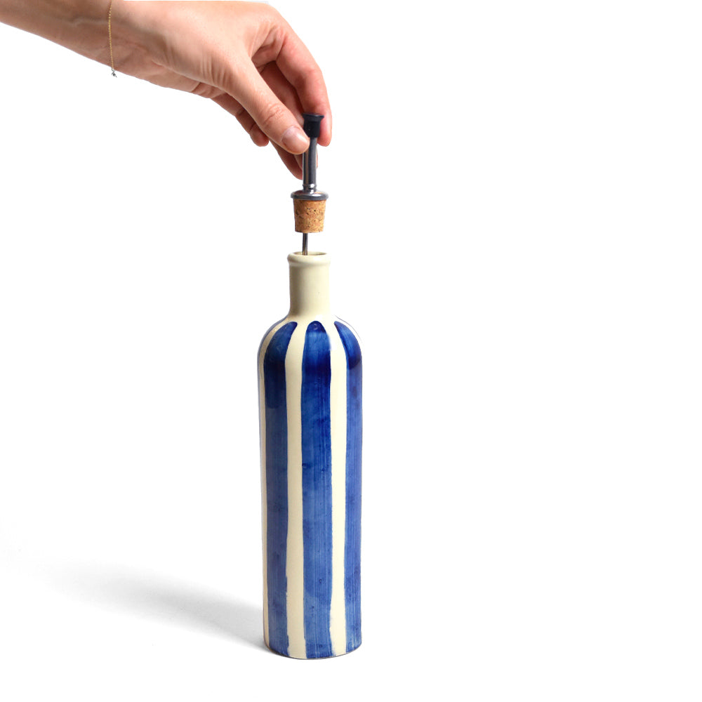 Botella de Aceite - Azul Linhas