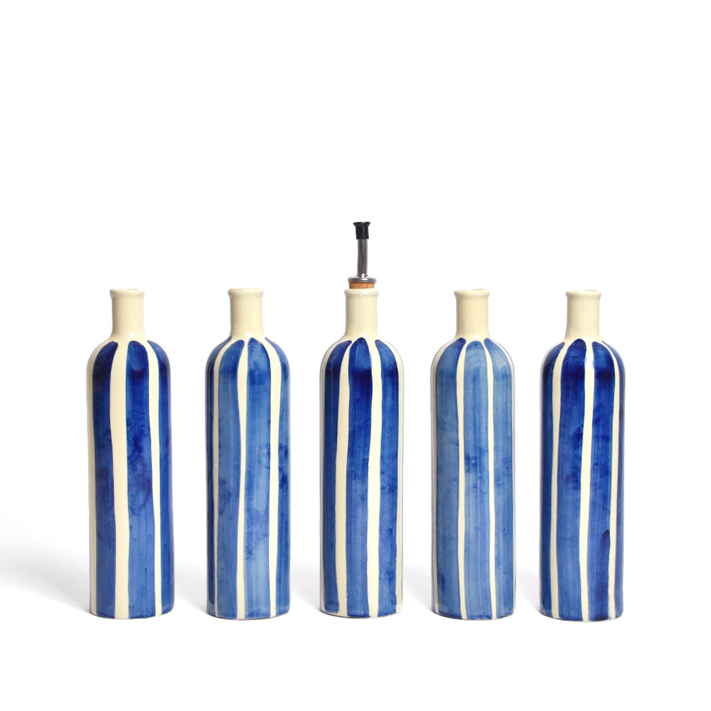 Botella de Aceite - Azul Linhas
