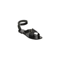 Nevaeh Ankle Strap Sandals - Black