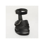 Nevaeh Ankle Strap Sandals - Black