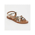 Quinn Essential Sandals - Gold / Lt Gold Croco