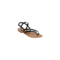 Between-Fingers Sandals - Cora - Black