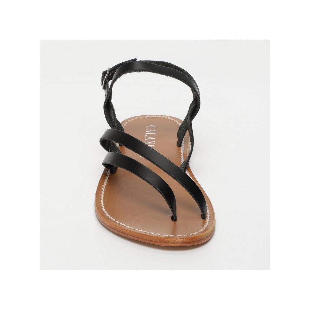 Between-Fingers Sandals - Cora - Black