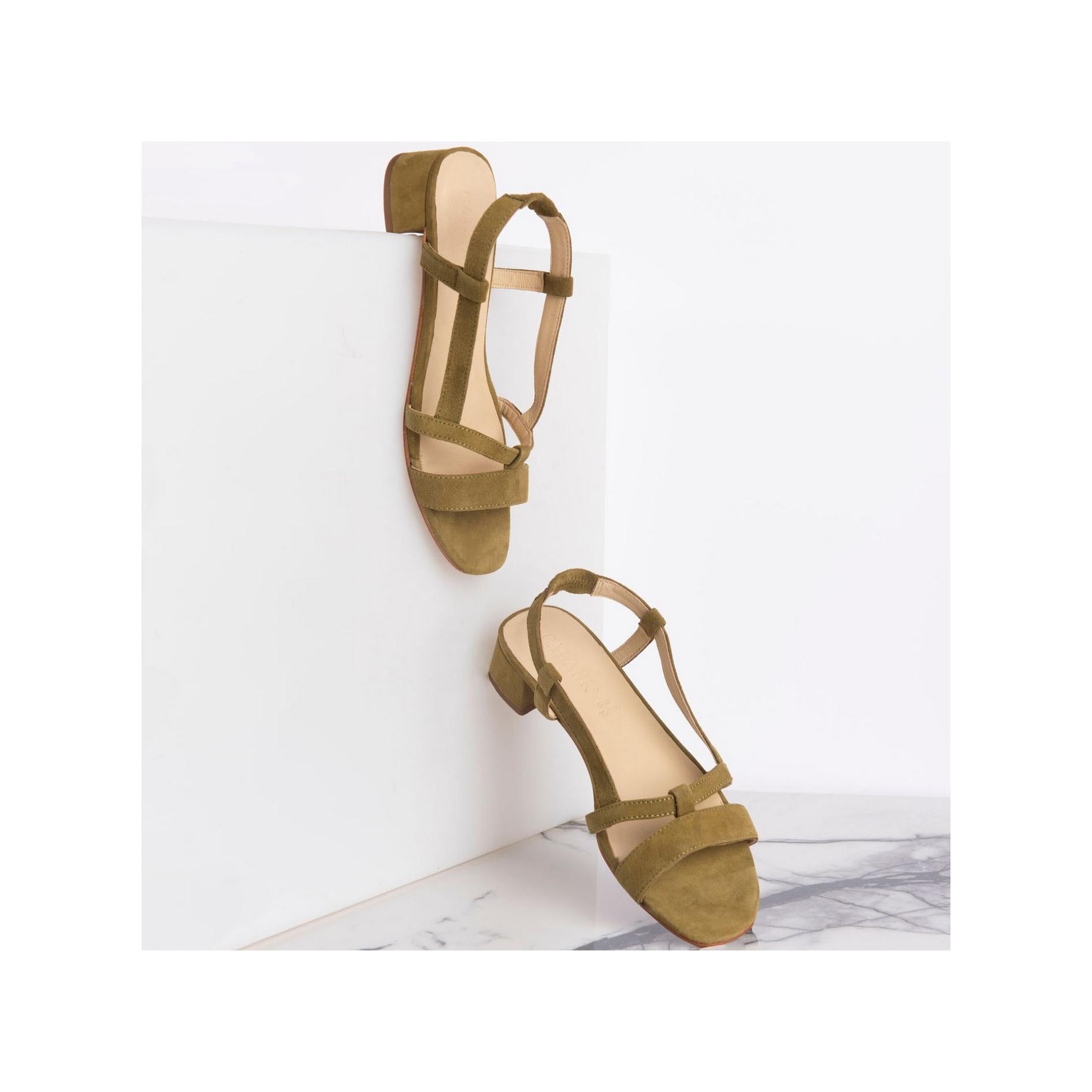 Sandales A Talons Nia - Olive