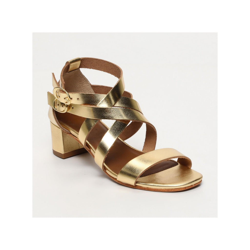 Sandales A Talons Yvirena - Dark Gold