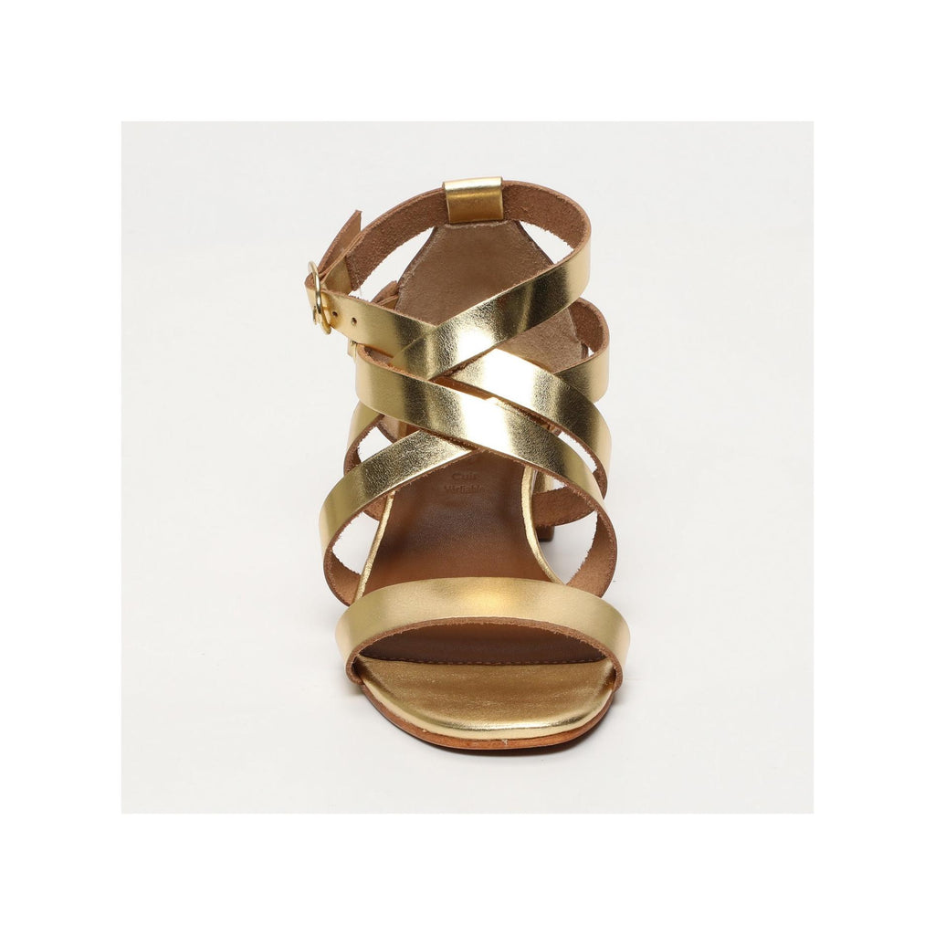 Sandales A Talons Yvirena - Dark Gold