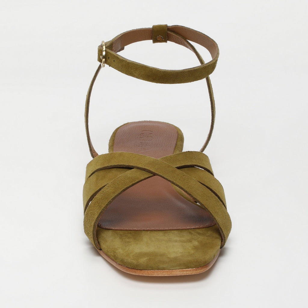 Sandales Bracelet Cheville Gelareh - Olive