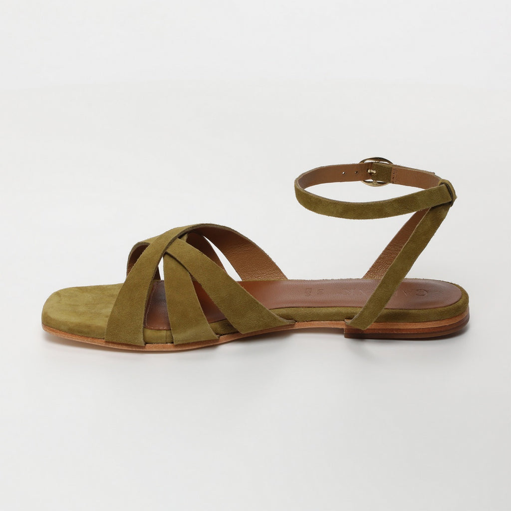 Sandales Bracelet Cheville Gelareh - Olive