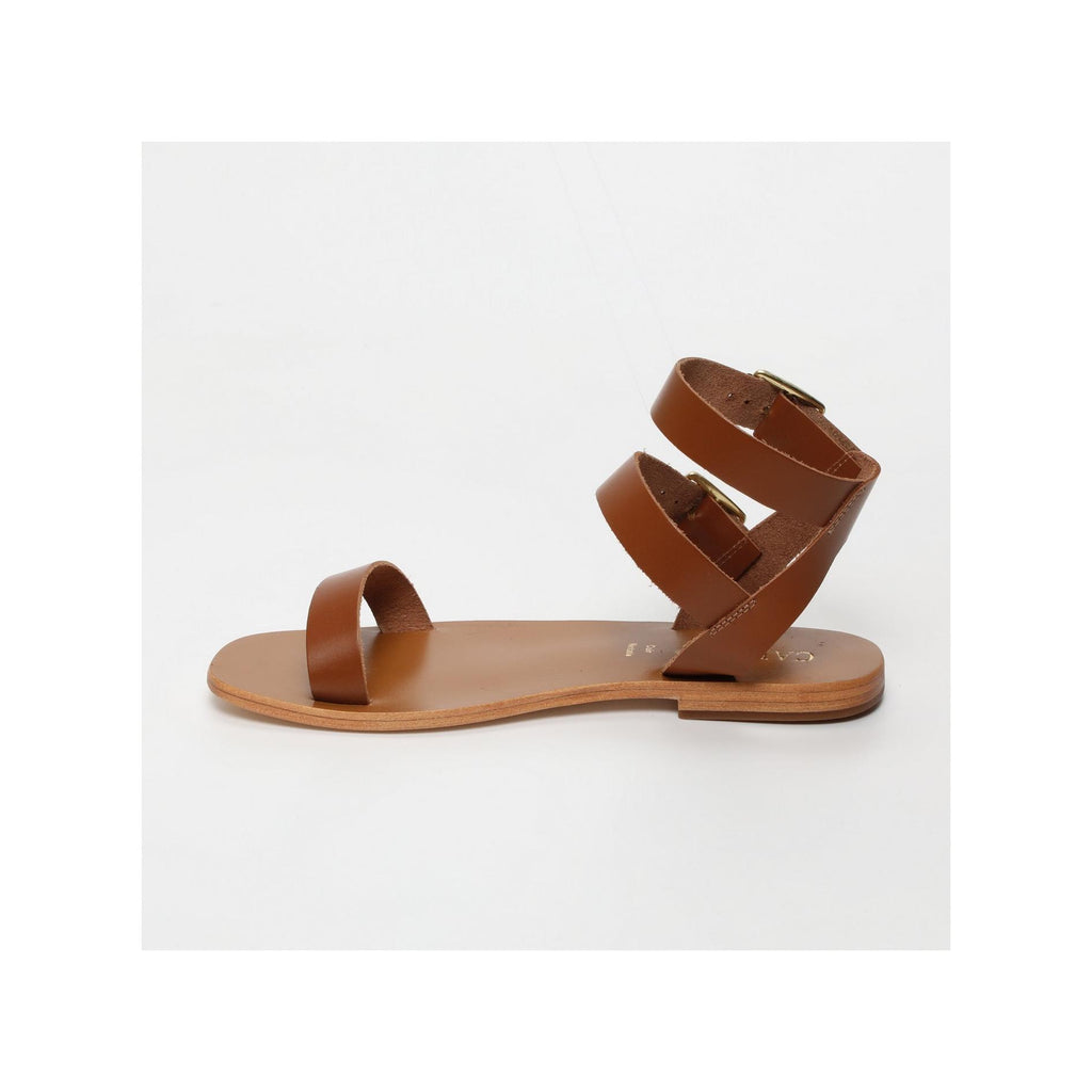 Sandales Bracelet Cheville Bhavna - Camel