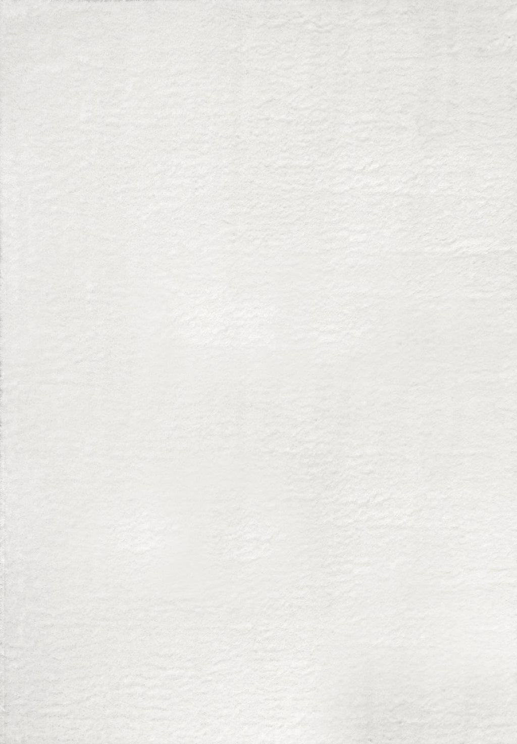Cosy Soft Shaggy Rug 902 Plain - White