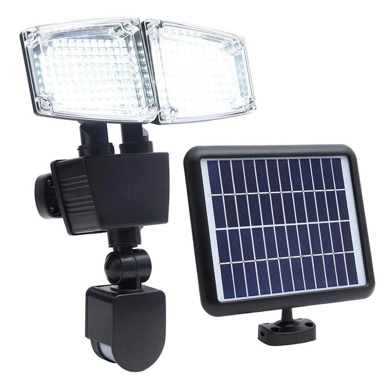 Douglas - Foco solar - Plástico - Negro