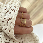 Anillo de acero “Chiara”-Anillos-placer-instantáneo-Instants Plaisirs • Joyas