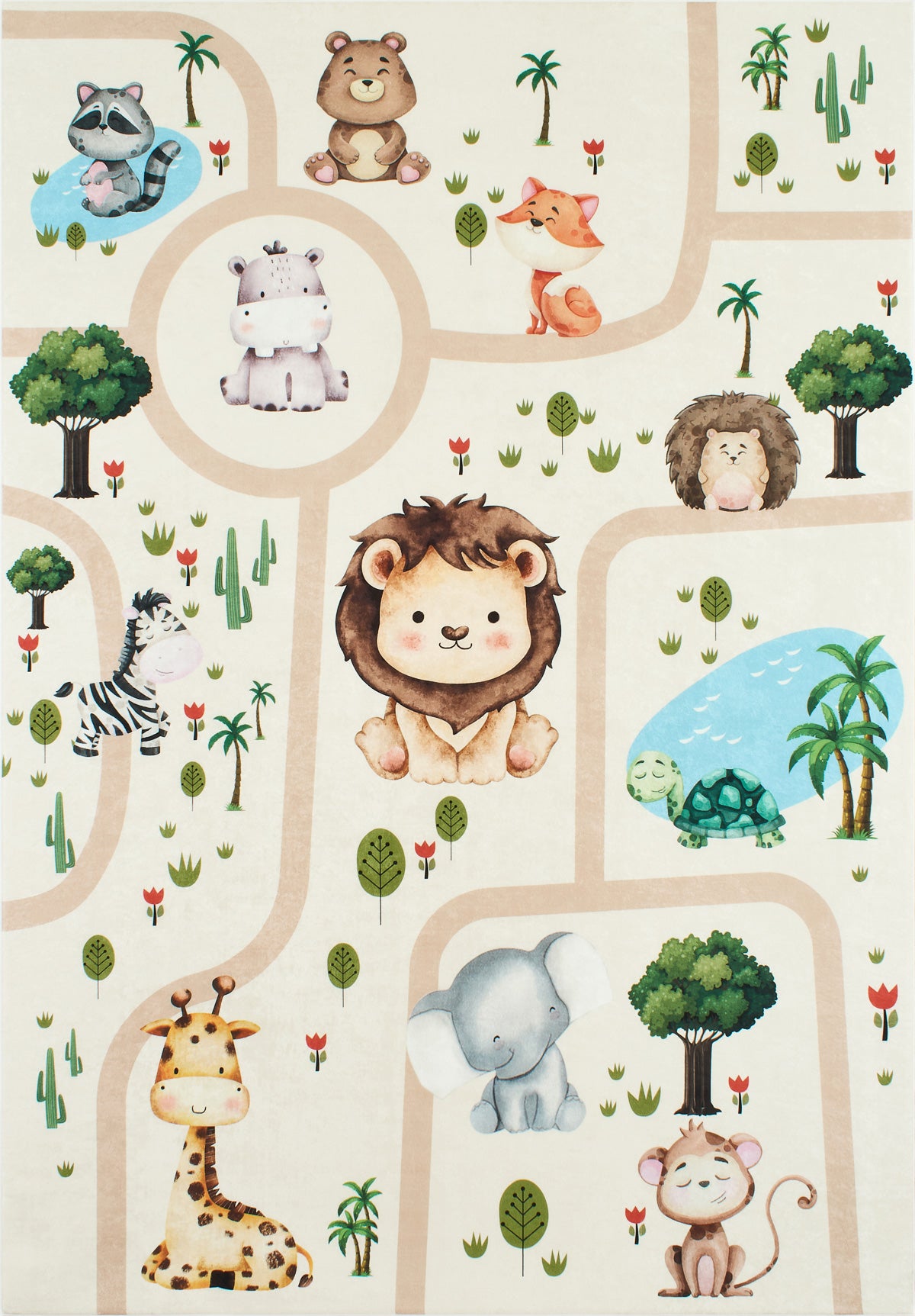 Happy Rug 739 - Beige