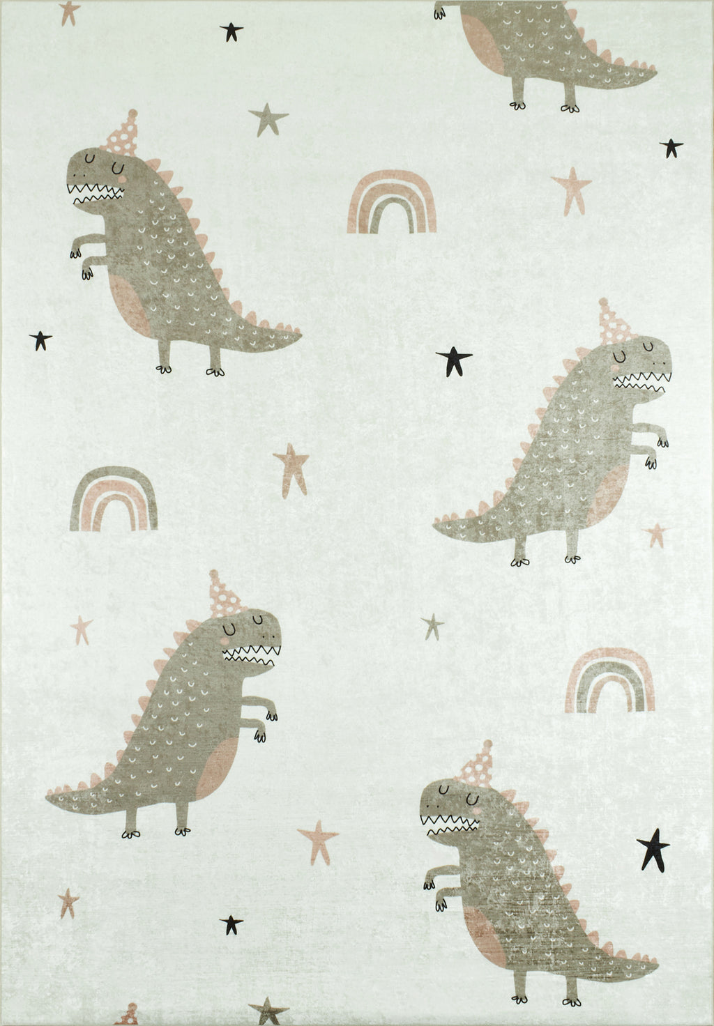 Happy - Tapis D'Intérieur - Polyester Imprimé - Vert