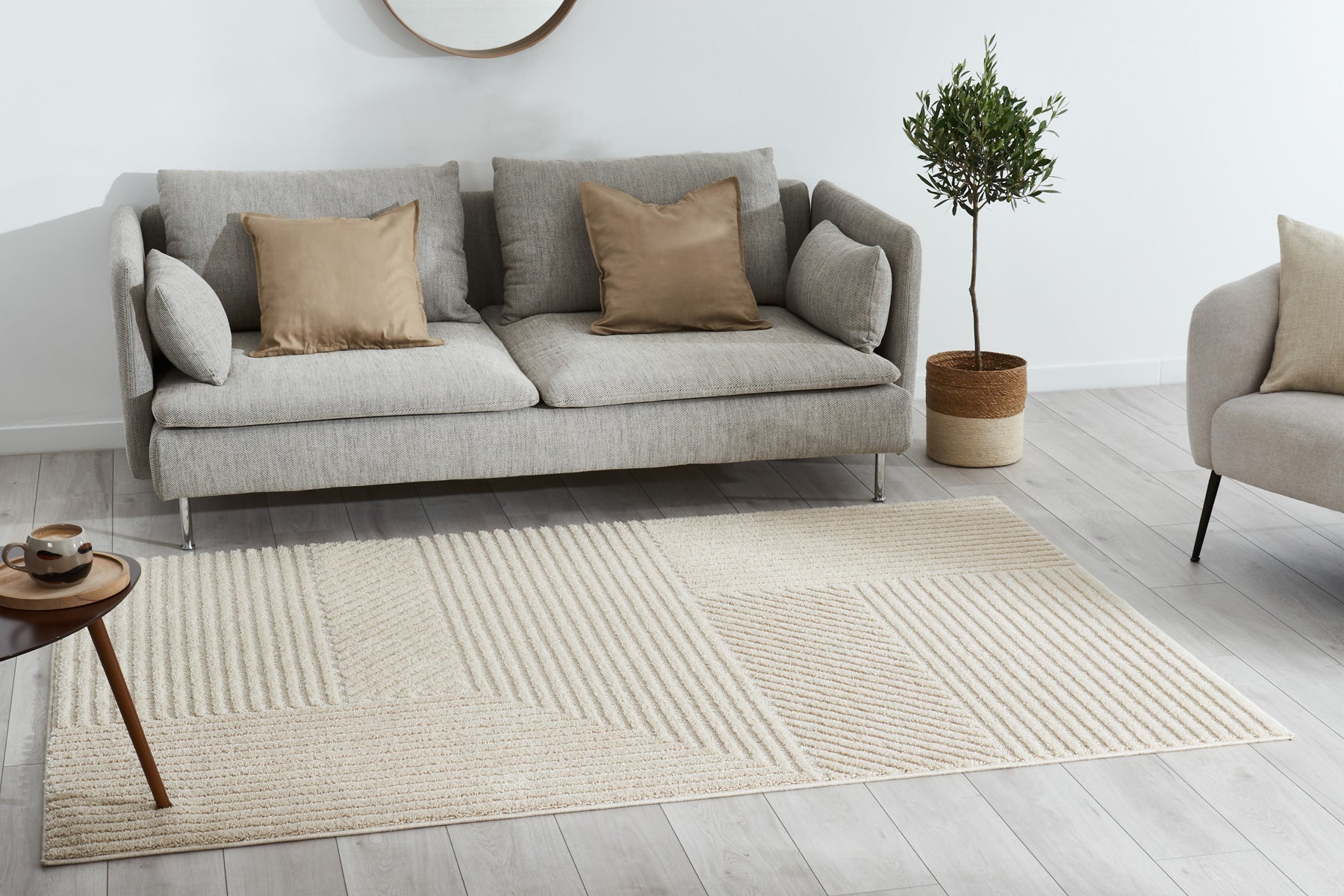Harmonie - Tapis D'Intérieur - Polypropylène - Creme