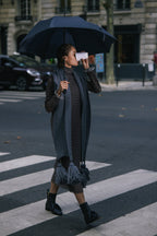 Marshall Dress In Charbon Lace