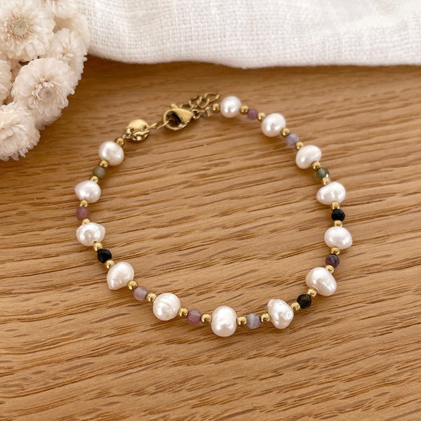 Pulsera Timo - Acero Turmalina
