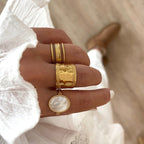 Bague Satine - Acier