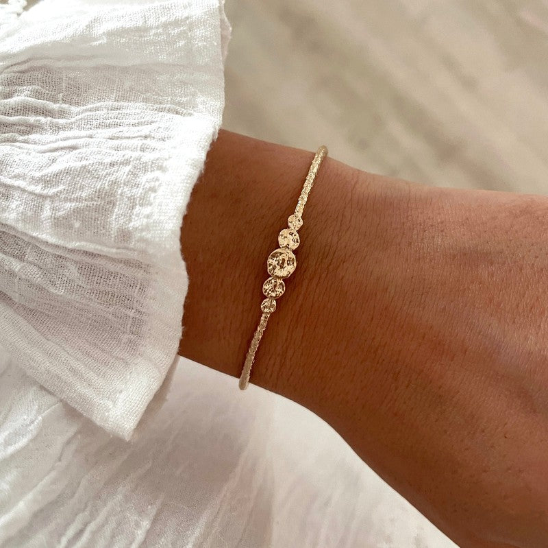 Pia Bangle - Gold Plated